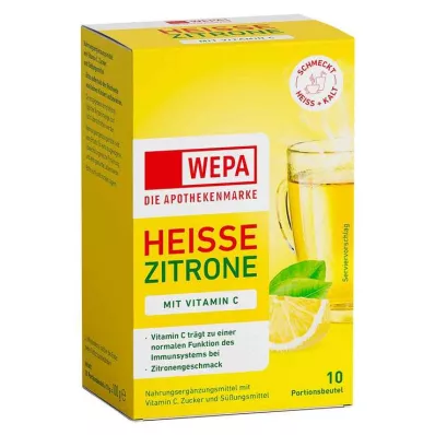 WEPA hot lemon+vitamin C powder, 10X10 g WEPA hot lemon+vitamin C powder, 10X10 g