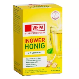 WEPA Ginger+Honey+Vitamin C Powder, 10X10 g