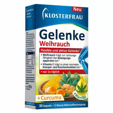 KLOSTERFRAU Joints Frankincense Soft Capsules, 30 Capsules KLOSTERFRAU Joints Frankincense Soft Capsules, 30 Capsules