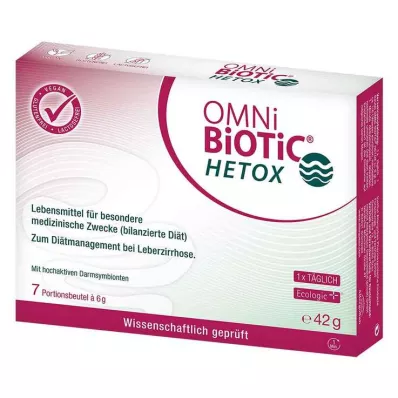 OMNI BiOTiC HETOX Powder sachets, 7X6 g