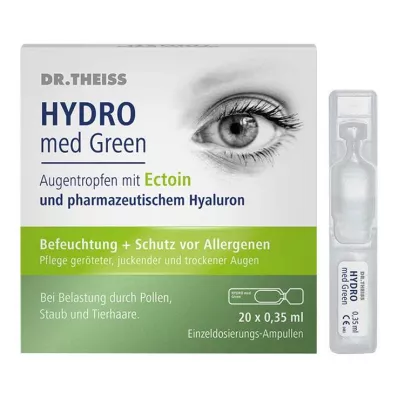 DR.THEISS Hydro med Green Eye Drop Amp, 20X0.35 ml