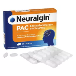 NEURALGIN PAC for headaches and migraine Tabl., 20 pcs