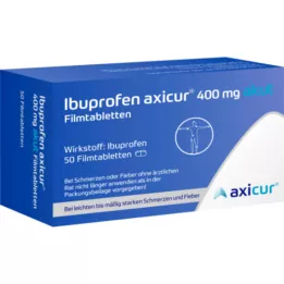 IBUPROFEN axicur 400 mg acute film-coated tablets, 50 pcs