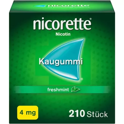 NICORETTE Chewing gum 4 mg freshmint, 210 pieces NICORETTE Chewing gum 4 mg freshmint, 210 pieces
