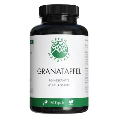 GREEN NATURALS Pomegranate+40% ellagic acid capsules, 180 pcs