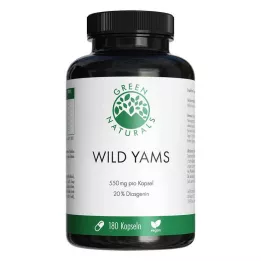 GREEN NATURALS Wild Yam high-dose vegan capsules, 180 pcs