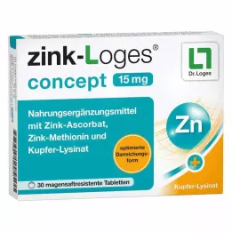 ZINK-LOGES concept 15 mg enteric-coated tablets, 30 pcs