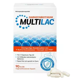 MULTILAC Intestinal Synbiotic enteric capsules, 3 x 30 pcs