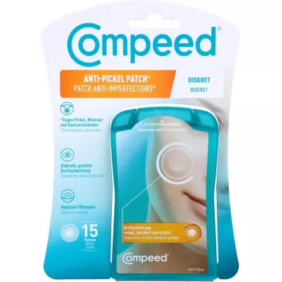 COMPEED Discreet anti-pimple patch, 15 pcs