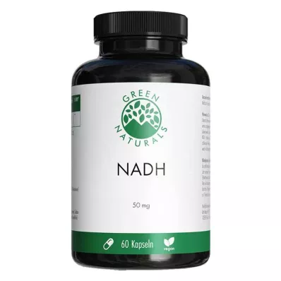 GREEN NATURALS NADH vegan and high-dose capsules, 60 pcs