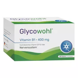 GLYCOWOHL Vitamin B1 Thiamine 400 mg high-dose capsules, 200 pcs