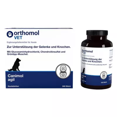 ORTHOMOL VET Canimol agil chewable tablets for dogs, 240 pcs