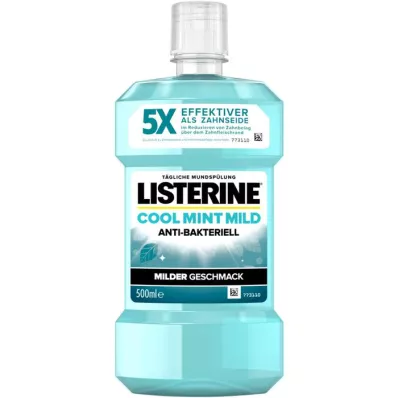 LISTERINE Cool Mint mild flavour mouthwash, 500 ml